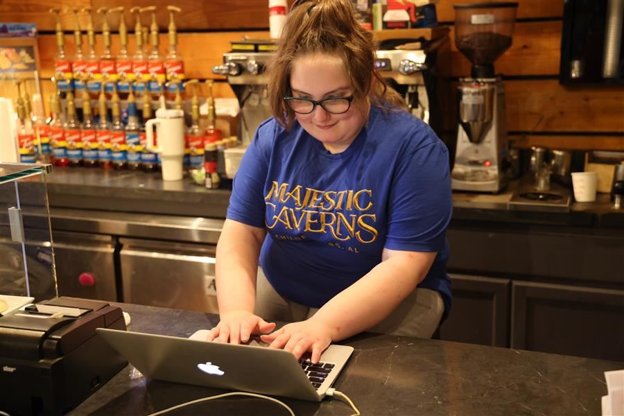 Teralyn Burford is brewing up experience at The Daily Grind in Talladega.